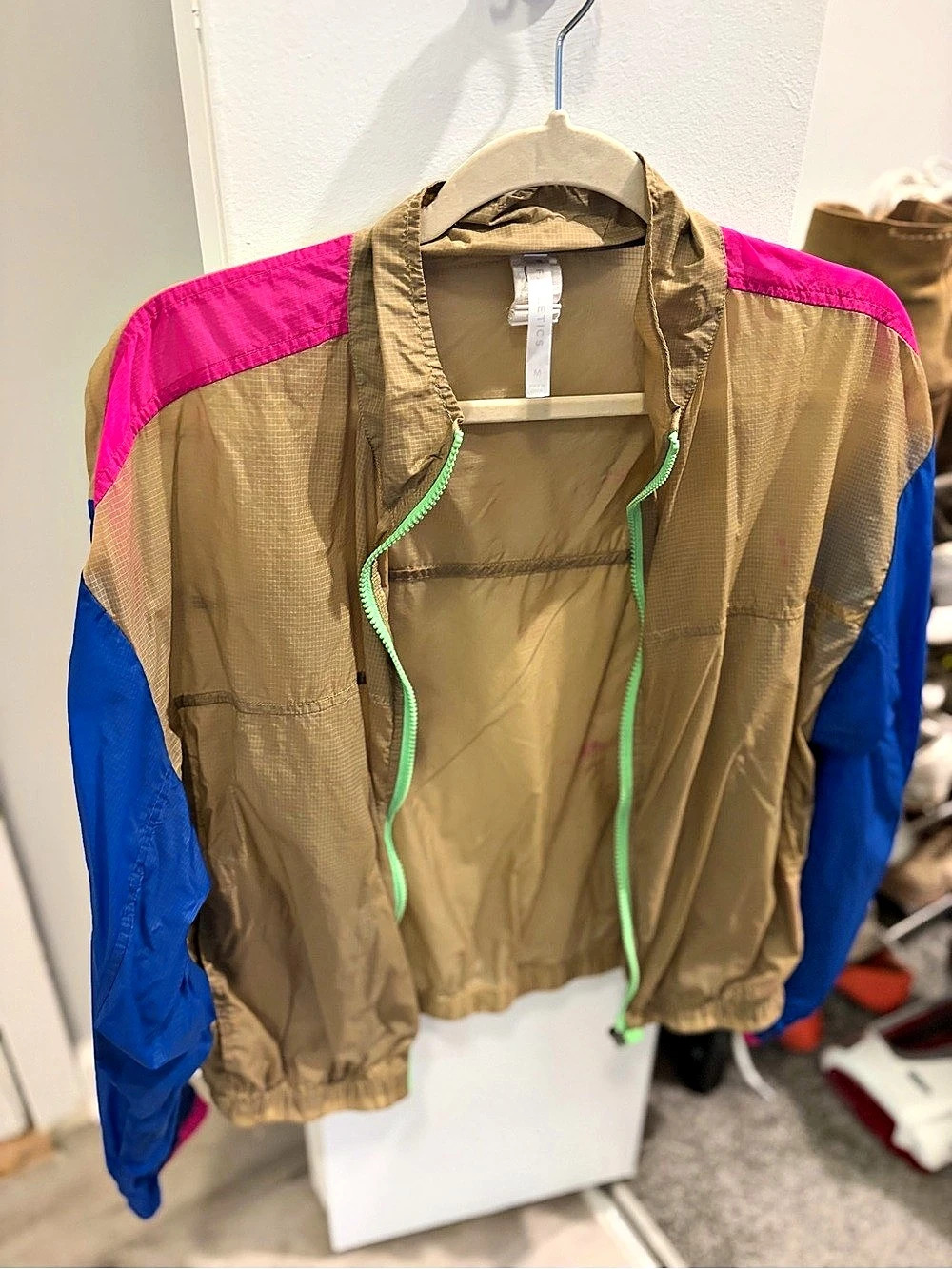 Fabletics Payton Woven Jacket Color Block Medium